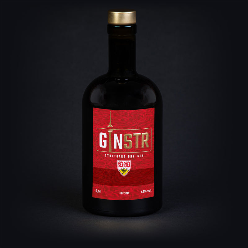 Die neue GINSTR x VfB Stuttgart Edition – limitiert auf 1893 Flaschen! (Saison 23/24)